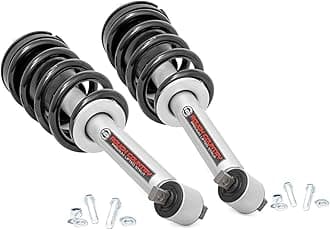 Rough Country N3 Loaded Struts for Chevy Silverado & GMC Sierra 1500 (2019-2025) 3.5" Lift - Pre-Loaded Coil Strut, Bolt-on Install, Set of 2