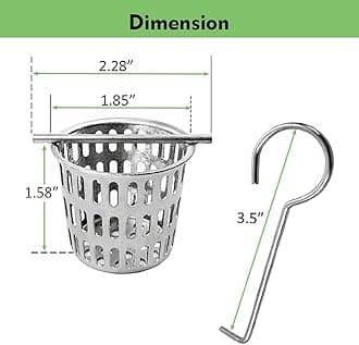 Neodrain Hair and Debris Strainer only for Neodrain Shower Drain,Hair Trap, Hair Catcher Lifting Hook