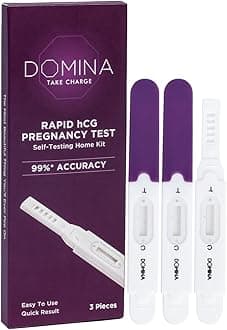 Rapid hCG Pregnancy Test Kit | Self-Testing Home Kit | One Step Process | 99% Accuracy | Midstream Test For Women | Easy To Use | Pack Of 3 | Quick Results