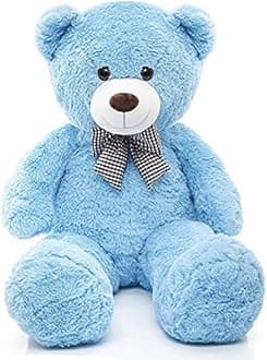 Soft Toy Teddy Bear 6 Feet for Girl Furry Soft | Plushie Soft Toys for Kids | Plush Soft Toys for Baby Boys and Girls Kids - Teddy | Birthday & Valentine Gift (Blue)