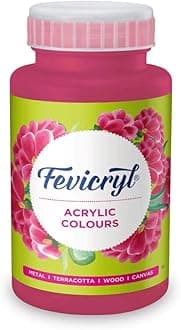 Pidilite Fevicryl Acrylic Neon Paint (500ml, Pink)