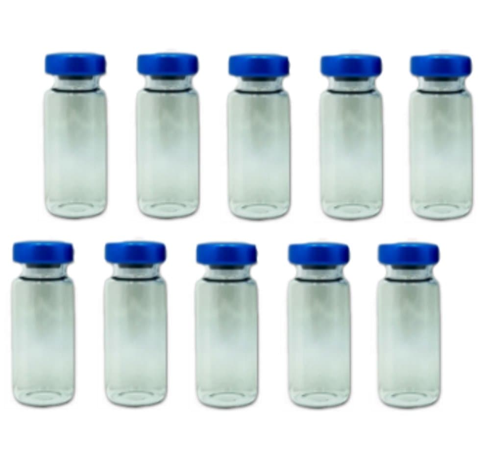 10 Pack, Sterile, 10mL Injection Vials