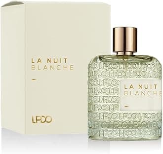 La Nuit Blanche EDP Unisex 100ml Perfume - Exotic Top Notes of Caramel & Milk - Heart Combines the sweet Honey & the spicy Tonka Bean - Enveloping Base of Vanilla & White Musk - Made in Italy