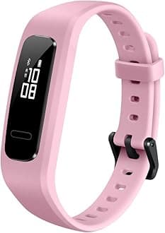 HUAWEIBand 3e Smart Fitness Activity Tracker, Dual Wrist & Footwear Mode, 5ATM Water Resistance for Swim, Professional Running Guidance, Pink, One Size