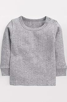 NEVA Kids (Baby Boys & Girls) Winter Thermal Upper.Its a Full Sleeves Body Warmer in Grey Color.It is A 1-pc Pack !!