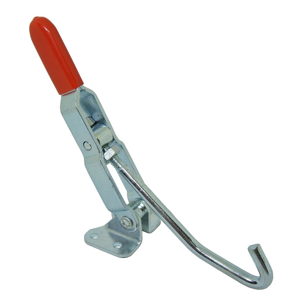 Toggle Clamp Heavy Duty J Hook Type Hand Tool 375 lbs Holding Capacity Durable Quick Release Latch