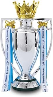 Housunzi Premier Champions Trophy Replica Barclays Premiership Trophies Football League Souvenir Fans Collectibles Gifts Home Decoration Display Ornaments Resin,32cm [Energy Class A]