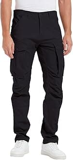 - Men's Cargo Pants Slim Fit with Articulated Knees