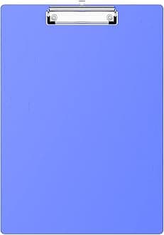 Hongri Aluminum Contractor Clipboard, Blue Metal Construction with Low Profile Metal Clip, 12.5 x 9 in, Letter Size, Office Supply & School Supply
