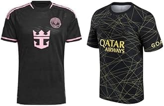 Interr Miamii M10 Black Football Pariss Jersey 2024/2025 for Men,Boys