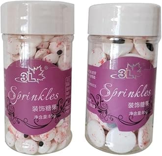 2 Bottles Candy Eyes Bloody Red Eyeballs Cake Cupcake Toppers Edible Eyes for Decorating - Halloween, Easter, and Edible Art Project Candy Decorations