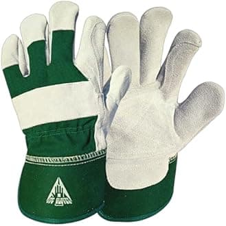 ITC Gardening Gloves - Leather Gardening Gloves for Women and Men, Multipurpose Thornproof Garden Work Gloves for Ladies and Gents