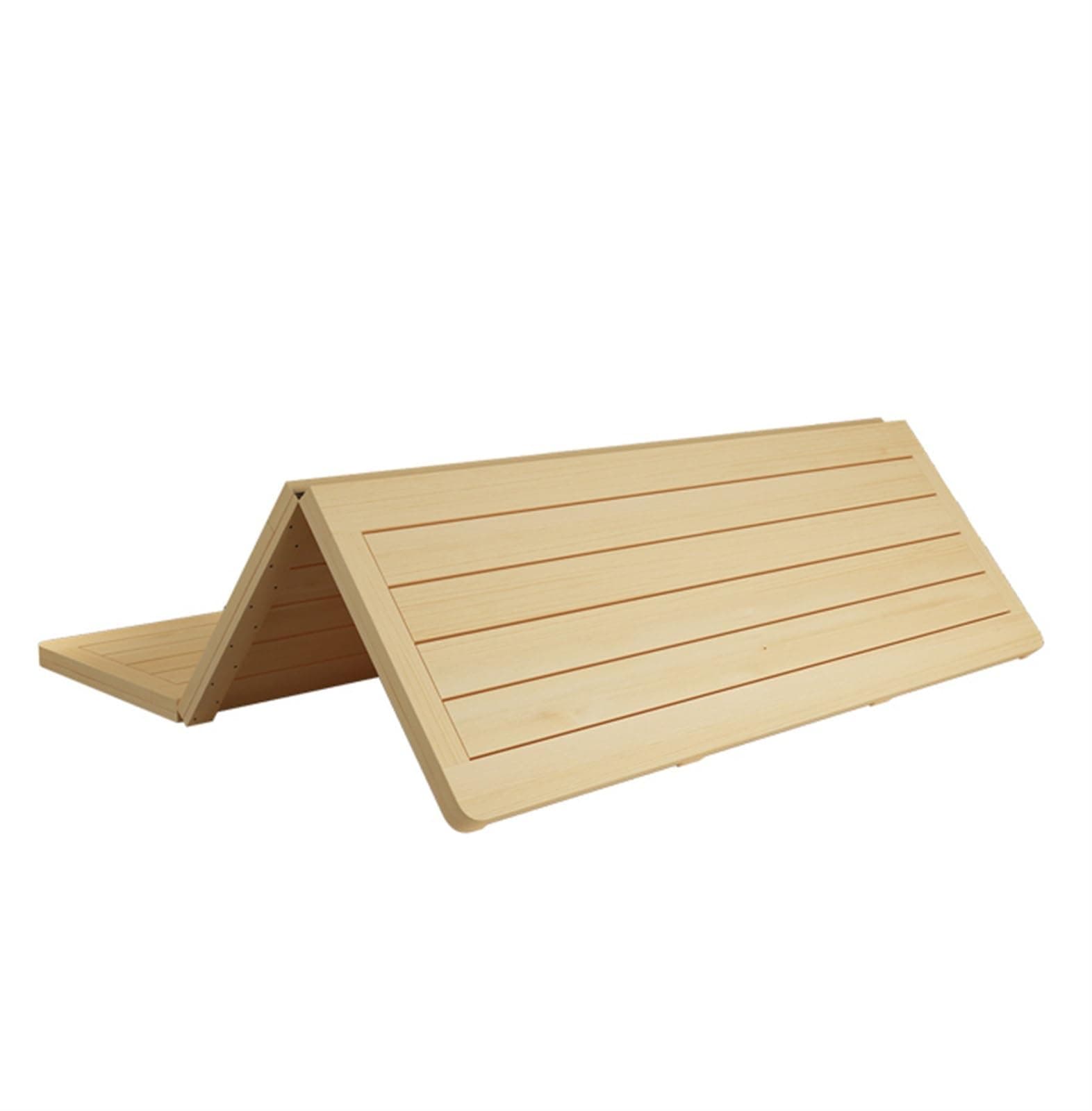 Foldable Bed Support Board, Solid Wood Breathable Ranked Skeleton Simples Wooden Mattress Soft Bed Becomes Hard Waist Protector Bed Board For Sofa(90x110cm)