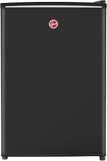 Hoover - HSD-K92-B 92L Single Door Compact Refrigerator with Freezer Compartment - Mechanical Control, Adjustable Thermostat,1 Removable Shelf, Defrost Feature, 1 Year Warranty, Black