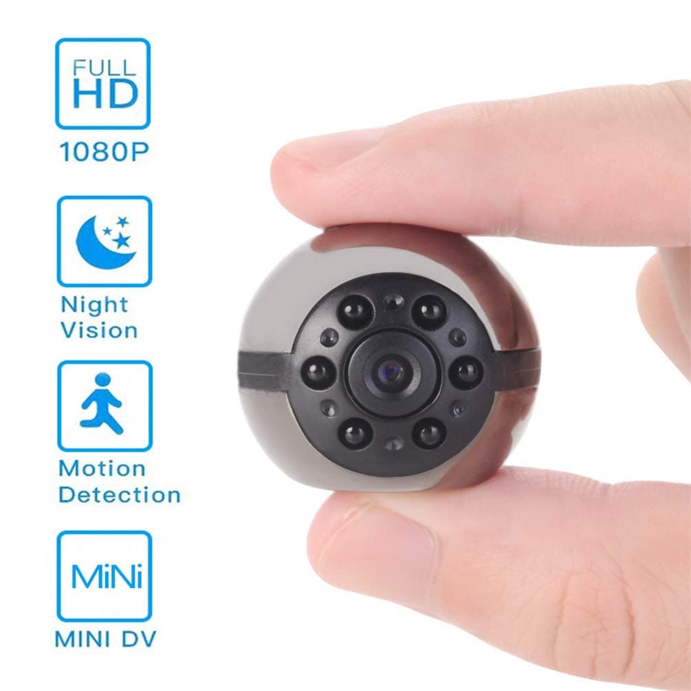 Hidden Mini Camera, 1080P/720P Pocket Security Spy Camera Night Vision Motion Detection Nanny Cam Home Surveillance£¨Round£