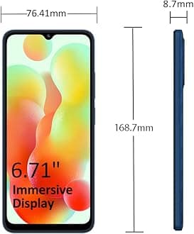 Xiaomi Redmi (Ocean Blue 6GB RAM, 128 Storage) Powerful MediaTek Helio G85 Immersive 6.71 inch HD+ display 50MP AI dual camera 5000mAh long-lasting battery, Ocean Blue, C3T, Redmi 12C