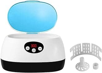 zhartzhart Digital Ultrasonic Cleaner Sterilizer Machine with Digital Timer 0.6 Liters 600ml / Tattoo Equipment/Hospital and Dental Clinics/Optical/Jewlry/Biology Labs, Jewellery, Eye Glasses