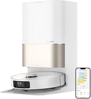 – X40 Ultra Complete Robot Vacuum Cleaner with Mop function,12,000Pa Suction Power, 70°C Mop, Automatic Emptying & Refilling, Anti-Tangle & Liftable Brushes, Side brush extension, 2 year warranty