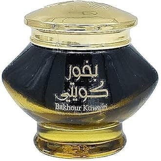 Almas Perfumes Incense Bakhoor Kuwaiti - 40G of Authentic Arabic Wood Chip Bakhoor Incense -Aroma Lasts All Day Long - Perfect for Prayer, Namaaz, Ceremony, Meditation