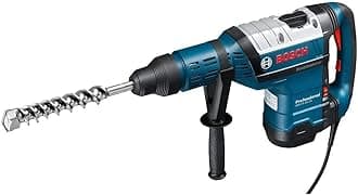 Bosch Professional GBH 8-45 DV rotary hammer (1,500 W, drilling diameter in concrete with rotary hammers: 12–45 mm, max.impact energy: 12.5 J, SDS max., incl. grease tube, auxiliary handle, in case)