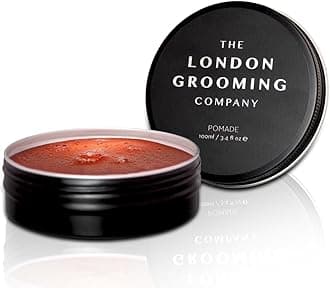 Pomade for Men - Strong Hold and High Shine Finish - 100ml Water Based Men's Hair Product, Easy to Wash Out - Oud Wood Scent