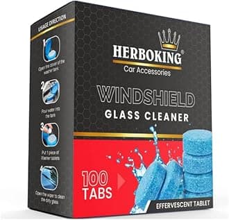 Car Accessories 100pcs Windshield Glass Cleaner Tablets in Concentrate Solid Tablet Foam Car Wiper Detergent Tablets