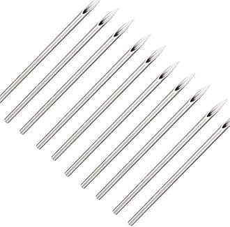 BodyJewelryOnline Pack Of Piercing Needles, 10 PCS 8G Surgical Steel, Sterilized, Disposable, Hypoallergenic Piercing Supplies, Autoclave Safe