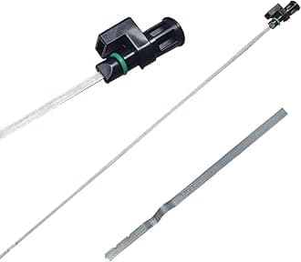 Car Transmission Fluid Dipstick, 2.5L CVT Automatic Transmission Oil Level Indicator Dip Gauge Replacement OEM#31086-JA00A, Fits for Most Cars