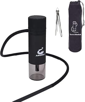 ASANMA Car Hookah, Portable Hookah Set Travel Hookah Small Hookahs Mini Hooka...