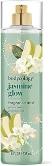Bodyc~ology Long-Lasting Fragrance Body Mist, Jasmine Glow, fragrance mist golden pear,8 FL OZ/237 mL Pack of 1