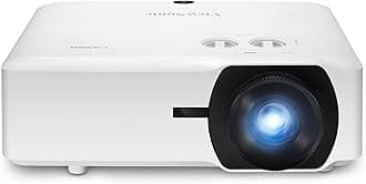 ViewSonic Ls740Hd 5000 Lumens 1080P USB Laser Projector with 1.3X Optical Zoom, H/V Keystone, 4 Corner Adjustment, and 360 Degrees Projection for Auditorium, Conference Room and Education, White