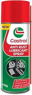 Castrol ANTI RUST LUBRICANT SPRAY for Bikes and Cars (420ML) | Loosens Rust | Protects from Corrosion | Excellent Lubrication | Eliminates squeaks and reduces friction