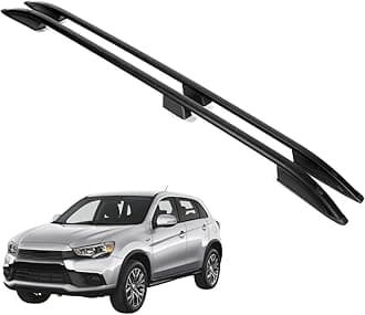 ERKUL Roof Side Rails Rack for Mitsubishi Outlander Sport ASX 2011-2026 | All Weather Roof Rack Aluminum Side Rails for Rooftop, Luggage Carrier, Kayak, Canoe, Ski, Snowboard | Black