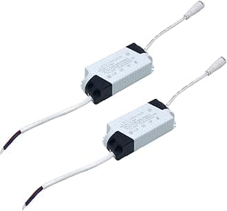 12~18W LED Driver 300mA Constant Current High Power AC 85-265V Output 36-72V DC Female Connector with Clip, External Power Supply LED Ceiling Lamp Rectifier Transformer