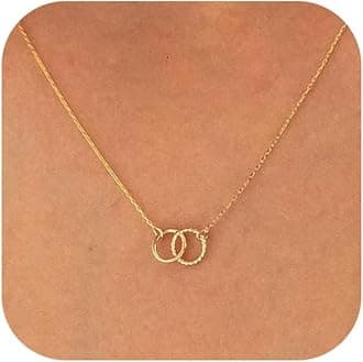 14K Gold Plated Necklaces for Women - Dainty Butterfly, Star of David, Moon and Star, Sun, Lotus, Infinity, Hummingbird, Bee,Boots,Chill,Sunflower Pendant Designs - Elegant Jewelry for Women