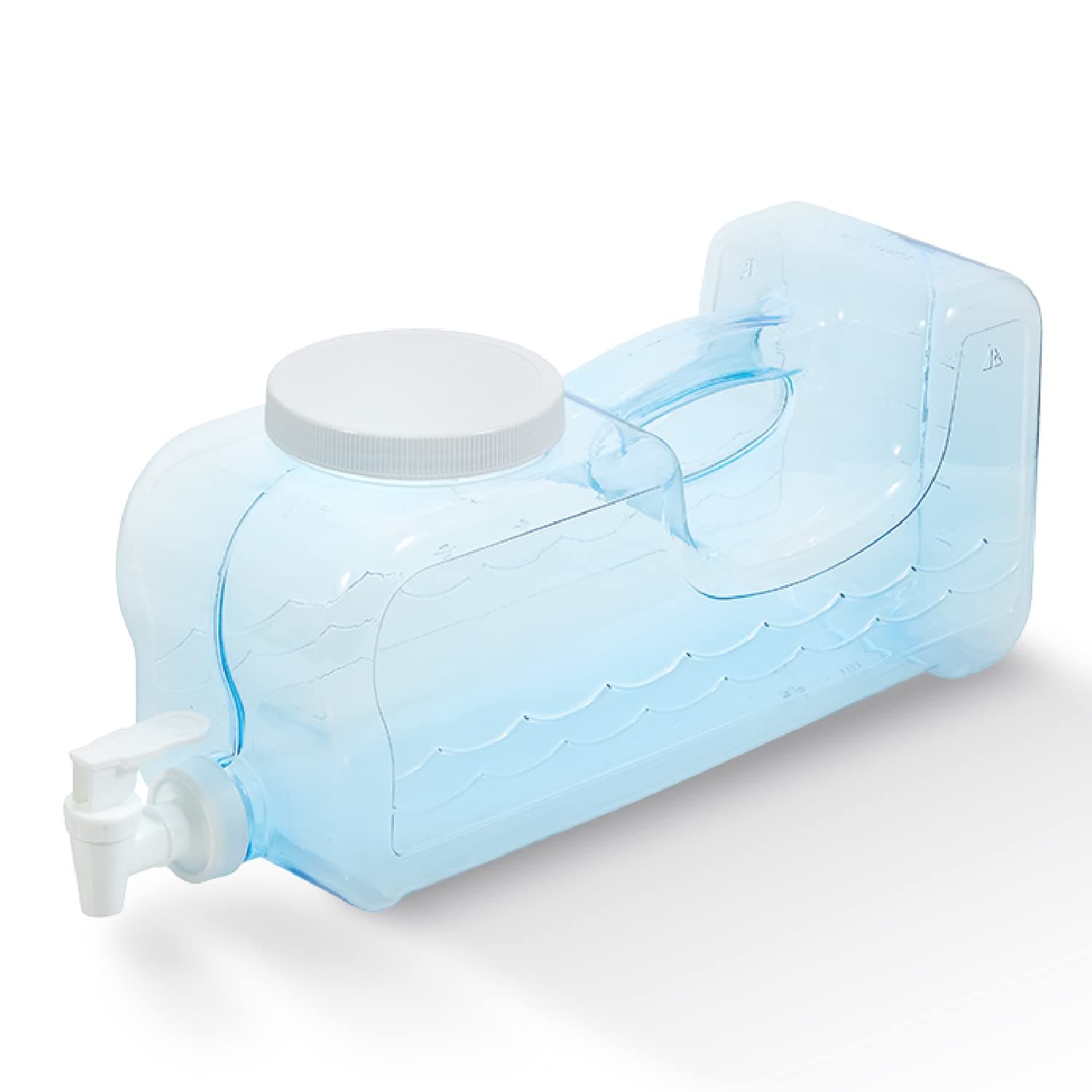 Fridge Stackable Beverage Container, 5 Quart, Clear