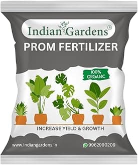 Indian Gardens - PROM Fertilizer | Phosphate Rich Organic Manure | Strong Root Growth & Flower Booster | Improves Soil Fertility - 900 Grams