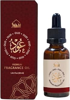 Oud Fragrance Oil by Dukhni | 30ml Oudh Arabic Oil for Diffuser & Humidifier | Premium Oudh Essential Oil Blend I Relaxing Aromatherapy Oil for Home | Ideal Diwali gift for family
