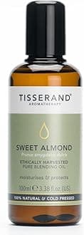 Tisserand Aromatherapy Sweet Almond Oil, 100 ml (Pack of 1)