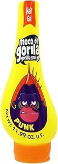 Punk Hair Gel | Indestructible Hair Styling Gel for Extreme Long-lasting Hold, Gorilla Snot Gel is the Ultimate Hair Gel to create any Punk Hairstyle; 11.9 oz Squizz Bottle