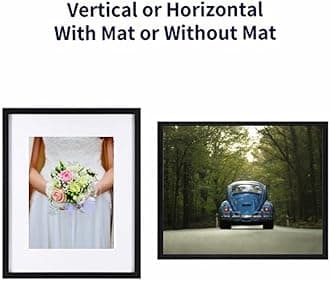 Wall Photo Frame Walnut 70x90 cm Frame With 80x60 cm Mount Picture Poster Print With Clear HD Perspex 30x15 MM Moulding Mounting Hooks MDF Backboard