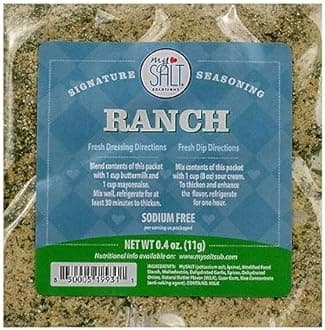 Ranch Salad Dressing & Seasoning Mix, Sodium Free, 1 Pack