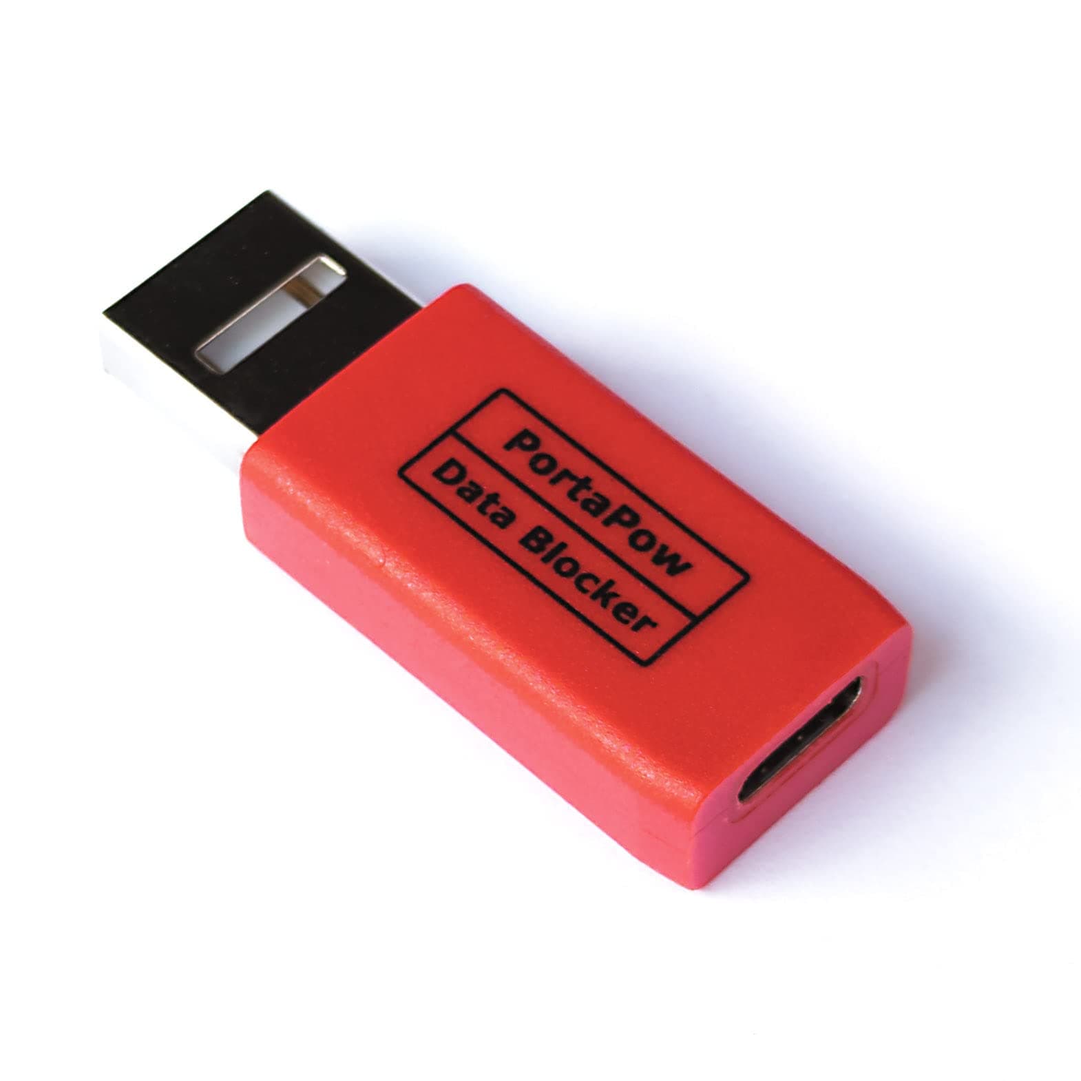 PortaPow USB-A - USB-C Data Blocker