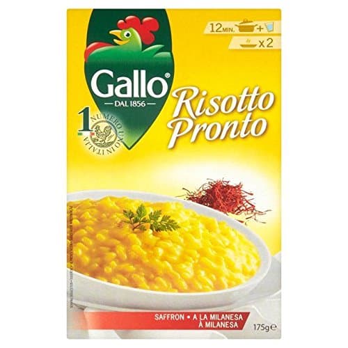 Riso Gallo Risotto Pronto Saffron - 175g (0.39lbs)