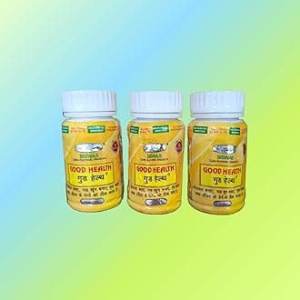 Good Health Ayurvedic Medicine Weight Gain Capsules, Pack of 3