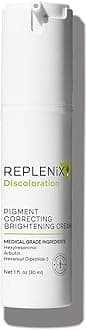 Replenix Pigment Correcting Brightening Cream, Medical-Grade Hydrating Face Moisturizer for Skin Discoloration (1 oz)