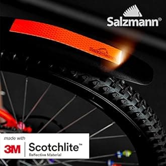 Salzmann Reflective Diamond Grade Sticker | Waterproof, All-Weather Reflective Stickers | Made with 3M Diamond Grade | Pack of 4