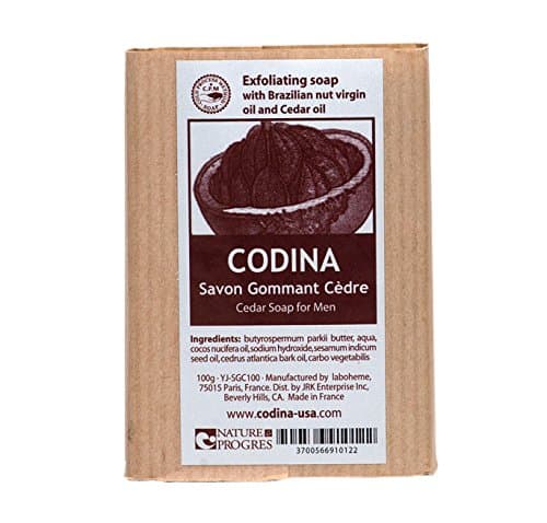 Codina Organic Exfoliating Cedar Soap for Men