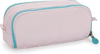 Kipling Gitroy Metallic Pencil Case Sea Pink Met