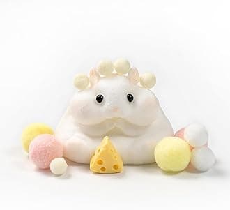 Taba Squishy Hamster Toys, Squeeze Fidget Toy Soft Stress Relief Squishies for Party Favors, Pinch Family, Fidgets Toys Squishy Suitable for Adults